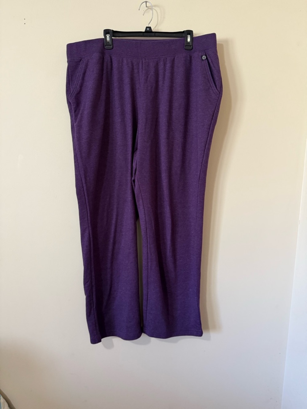 Livi Active Deep Purple Wide-Leg Pull-On Pants